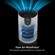 500 sq. ft. HEPA - True Console Air Purifier in Whites with Nanoseal, Cleansense IQ, Odor Lock