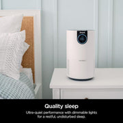 500 sq. ft. HEPA - True Console Air Purifier in Whites with Nanoseal, Cleansense IQ, Odor Lock