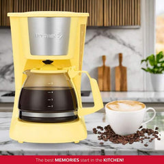 Everyday 5- Cup Yellow Drip Coffee Maker