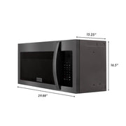 ZLINE Over The Range Microwave Oven, Black Stainless, MWO-OTR-30-BS