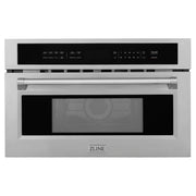 ZLINE Kitchen Package Refrigerator, Rangetop, Wall Oven, Microwave 4KPR-RT36-MWAWS
