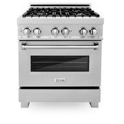 ZLINE 30" Bundled Stainless DualRange RangeHood Dishwasher 3KP-RASRH30-DWV