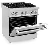 ZLINE 30" Bundle Range RA30 & Microwave MWO-OTR-H-30, 2KP-RAOTR30