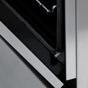 ZLINE 24" Autograph Dual Fuel Range, Stainless, Black accents, RAZ-24-MB