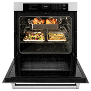 ZLINE Kitchen Package Refrigerator, Rangetop, Wall Oven, Microwave 4KPR-RT36-MWAWS