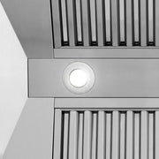 ZLINE 36" Autograph Edition Stainless Steel Range Hood with Stainless Steel Shell and Matte Black Handle, 8654STZ-36-MB