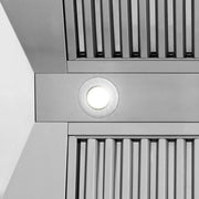 ZLINE 30" Autograph Stainless Wall Range Hood, White, 8654STZ-30-MB