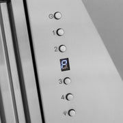 ZLINE 30" Autograph Stainless Wall Range Hood, White, 8654STZ-WM30-CB