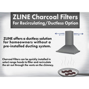 ZLINE 1 Set Charcoal Filters for Range Hoods w/Recirculating Option, CF1-587/597/9597