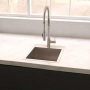 ZLINE 15" Topmount Single Bowl Bar Sink DuraSnow Stainless Steel, STS-15S