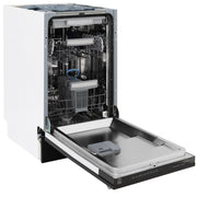 ZLINE 18" Dishwasher in Black matt panel, Stainless Tub, DWV-BLM-18