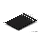 ZLINE 18" Dishwasher in Black matt panel, Stainless Tub, DWV-BLM-18
