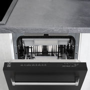 ZLINE 18" Dishwasher in Black matt panel, Stainless Tub, DWV-BLM-18