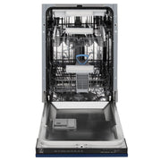 ZLINE 18" Dishwasher in Blue gloss panel, Stainless Tub, DWV-BG-18