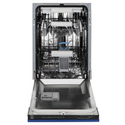 ZLINE 18" Dishwasher in Blue matt panel, Stainless Tub, DWV-BM-18