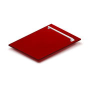 ZLINE 18" Dishwasher, Red Gloss panel, Stainless Tub, DWV-RG-18