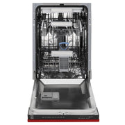 ZLINE 18" Dishwasher, Red Matt panel, Stainless Tub, DWV-RM-18