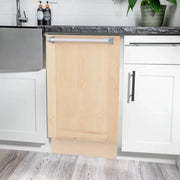 ZLINE 18" Tallac Series 3rd Rack Top Control Dishwasher in Custom Panel Ready with Stainless Steel Tub, DWV-UF-18