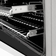 ZLINE 24" Autograph Gas Range, DuraSnow, White Door, RGSZ-WM-24-MB