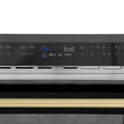 ZLINE 24" Convection Microwave, Black Stainless, Bronze MWOZ-24-BS-CB
