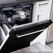 ZLINE 24" Dishwasher, Custom Panel Ready, Stainless Tub, 3rd Rack, DWV-24