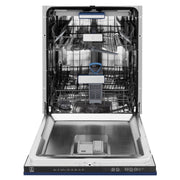 ZLINE 24" Dishwasher in Blue gloss panel, Stainless Tub, DWV-BG-24