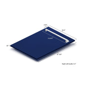 ZLINE 24" Dishwasher in Blue gloss panel, Stainless Tub, DWV-BG-24
