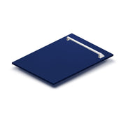 ZLINE 24" Dishwasher in Blue gloss panel, Stainless Tub, DWV-BG-24
