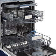 ZLINE 24" Dishwasher in Blue gloss panel, Stainless Tub, DWV-BG-24