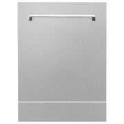 ZLINE 24" Dishwasher in DuraSnow Stainless panel, Stainless Tub, DWV-SN-24