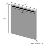 ZLINE 24" Dishwasher in Unfinished Wood with Stainless Steel Tub, DW-UF-24