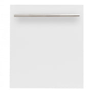 ZLINE 24" Dishwasher in White Matte, Stainless Steel Tub, DW-WM-H-24