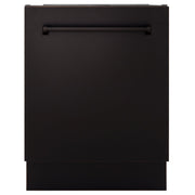 ZLINE 24" Dishwasher, Oil Rubbed Bronze panel, Stainless Tub, DWV-ORB-24