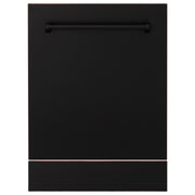 ZLINE 24" Dishwasher, Oil Rubbed Bronze panel, Stainless Tub, DWV-ORB-24