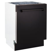 ZLINE 24" Dishwasher, Oil Rubbed Bronze panel, Stainless Tub, DWV-ORB-24