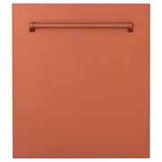 ZLINE 24" Dishwasher with Copper panel, Stainless Tub, DWV-C-24