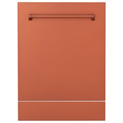 ZLINE 24" Dishwasher with Copper panel, Stainless Tub, DWV-C-24