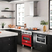 ZLINE 24" Gas Range with Red Gloss door, RG-RG-24