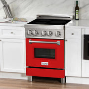 ZLINE 24" Induction Range with a 3 Element Stove and Electric Oven in Stainless Steel RAIND-RG-24