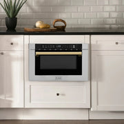 ZLINE 24" Microwave Drawer, Stainless Steel,Gold MWDZ-1-H-G