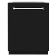 ZLINE 24" Monument, 3rd Rack, Dishwasher, Black Door, DWMT-BLM-24