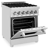 ZLINE 24" Professional Dual Fuel Range In Stainless Steel, RA24