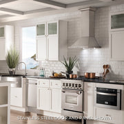 ZLINE 24" Professional Dual Fuel Range in White Matte RAS-WM-24