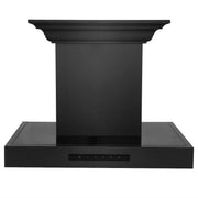 ZLINE 24" Range Hood, Black Stainless, Built-In Speakers, BSKENCRN-BT-24