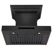 ZLINE 24" Range Hood, Black Stainless, Built-In Speakers, BSKENCRN-BT-24