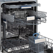 ZLINE 24" Tallac Series 3rd Rack Dishwasher Black Stainless Steel Tub DWV-BS-24