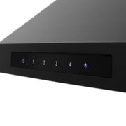 ZLINE 24" Wall Black Stainless Range Hood, Crown Sound, BSKBNCRN-BT-24