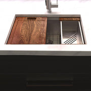 ZLINE 27" Undermount Single Bowl Ledge Sink DuraSnow, SLS-27S
