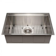 ZLINE 27" Undermount Single Bowl Ledge Sink DuraSnow, SLS-27S