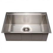 ZLINE 27" Undermount Single Bowl Ledge Sink Stainless Steel, SLS-27